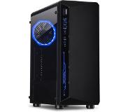 Inter-Tech C-3 Saphir 2x USB-A 2.0, USB-A 3.2 (5 Gbit/s), 2x Audio, Window-kit
