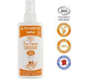 Alphanova sun Sun zonnebrand spray SPF50 baby zonder parfum (125ml)