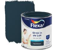 Flexa Strak in de lak voor binnen nachtblauw zijdeglans 250 ml