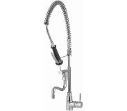 Bartscher Mengzwenkkraan Bartscher, handdouche, met voorspoeldouche, doorsnede spoeltafel Ø 4,2cm