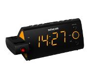 Sencor SRC 330 OR - Uhr - Digital - FM - LED - 3,05 cm (1.2 Zoll) - Orange