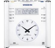 Sangean RCR-3, digitale klokradio, wit