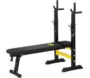 Gymrex Halterbank met rek en dipstation
