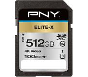 PNY Elite-X SDXC Memory Card 512GB 100MB/s