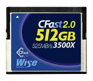 Wise 512GB CFast 2.0 3400X Geheugenkaart
