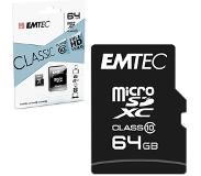 Emtec microSDHC 64GB - Flashgeheugenkaart