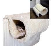 Rosewood radiator tunnel voor kat wit 46x32x28 cm