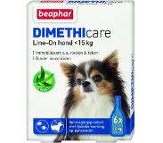 Beaphar Dimethicare Line-on Anti Vlooien En Teken Druppels Hond 0 - 15 Kg 6 Pipetten