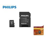 Philips Micro SDXC 128GB 80MB/s + SD Adapter