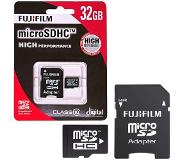 Fujifilm microSDHC 32GB High Perform. C10 w/ Adapt. W10MB/s