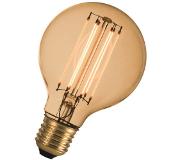 Bailey Globelamp LED filament deco goud 3W (vervangt 30W) grote fitting E27 80mm