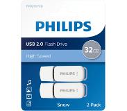 Philips Snow Edition USB-stick 32 GB - Duopack