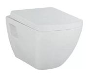 Creavit Tetra Wandclosetpot Met RVS Sproeier (Bidet) Wit