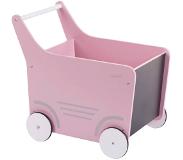 Childwood houten loopwagen roze