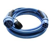 MENNEKES laadkabel elektrisch voertuivoer-/vaartuig, t2, 7,5 meter, blauw