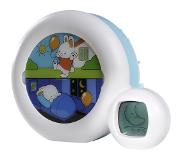 Kid'Sleep Moon Wit/Blauw Slaaptrainer en Kinderwekker 0014