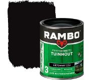 Rambo Pantserbeits Tuinhout zijdeglans dekkend diepzwart 750 ml