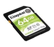 Kingston Canvas Select Plus SD-card - 100MB - 64GB