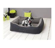 Sun Garden Luxe Hondenmand Lucky + Kussen 80x70x20cm Grijs online kopen