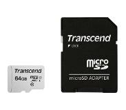Transcend 64 GB microSDXC-kaart 300S-A UHS-I U1 V10