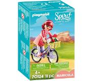 Playmobil Maricela met fiets - 70124