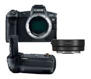 Canon EOS R + EF - RF Mount Adapter + BG-E22 Battery Grip