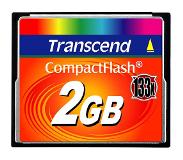 Transcend 2 GB CompactFlash (133X | R 50MB/s | W 20MB/s)
