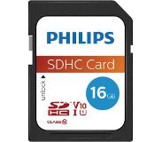 Philips FM16SD45B - SDHC kaart 16GB - Class 10 - UHS-I U1
