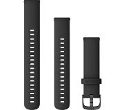 Garmin Quick Release Siliconen Horlogebandje - 18mm Polsbandje - Wearablebandje - Zwart