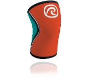 Rehband RX Kniebrace - 5 mm - Oranje/Turquoise - M