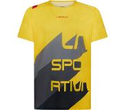 La Sportiva Stream T-Shirt Heren, geel/grijs L 2021 Loopshirts