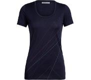 Icebreaker Tech Lite Scoop Pinnacle T-shirt Dames, blauw XS 2020 T-shirts