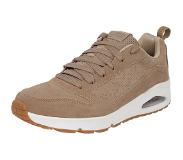 SKECHERS Uno Taupe Sneakers Leer 45