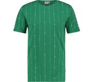 Kultivate T-shirt Ronde Hals Print Groen Maat: XS