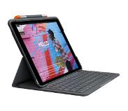 Logitech Slim Folio Apple iPad (2021/2020) Toetsenbord Hoes QWERTY