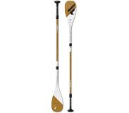 Fanatic - Paddle Bamboo Carbon 50 Adjustable 3-Piece - SUP-peddels 7,25'', bruin/wit