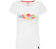 La Sportiva Hills T-Shirt Dames, wit XL 2021 T-shirts