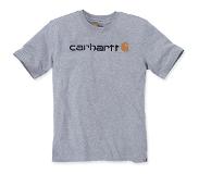Carhartt T-Shirt Carhartt Men Core Logo S/S Heather Grey-XS