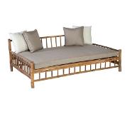 Woonexpress Exotan Daybed Bamboo Naturel - inclusief kussens