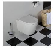 Saniclear Jama randloos hangend toilet met dikke softclose zitting