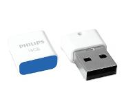 Philips usb 2.0 16gb pico edition blue