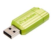 Verbatim Store n Go Pinstripe USB 2.0 Eucalyptus Green 64GB - USB-Stick - 64 GB USB flash drive USB Type-A Blauw