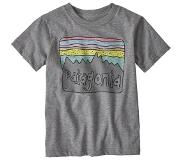 Patagonia Fitz Roy Skies Organic T-Shirt Kinderen, grijs 2Y | 89 2021 T-shirts