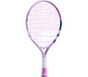 Babolat Tennisracket Babolat Junior B Fly 19 Purple Blue (Bespannen)-Gripmaat L0