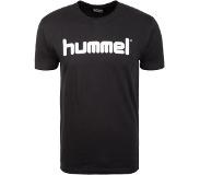 Hummel Go Coton Sportshirt - Maat XXL - Mannen - zwart/wit
