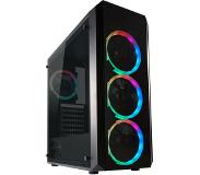 LC-Power Gaming 703B - Quad-Luxx Midi Tower Zwart