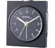 Technoline Model Q schwarz Wekker Quartz Zwart (mat) Alarmtijden: 1