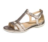 Ecco Sandaal ECCO Women Flash Warm Grey Metallic Moon Rock-Schoenmaat 39