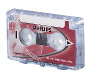 Philips Cassette dicteer Philips LFH 0005 2x15min met clip