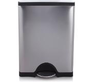 Simplehuman Rectangular Classic 50 Liter Rvs